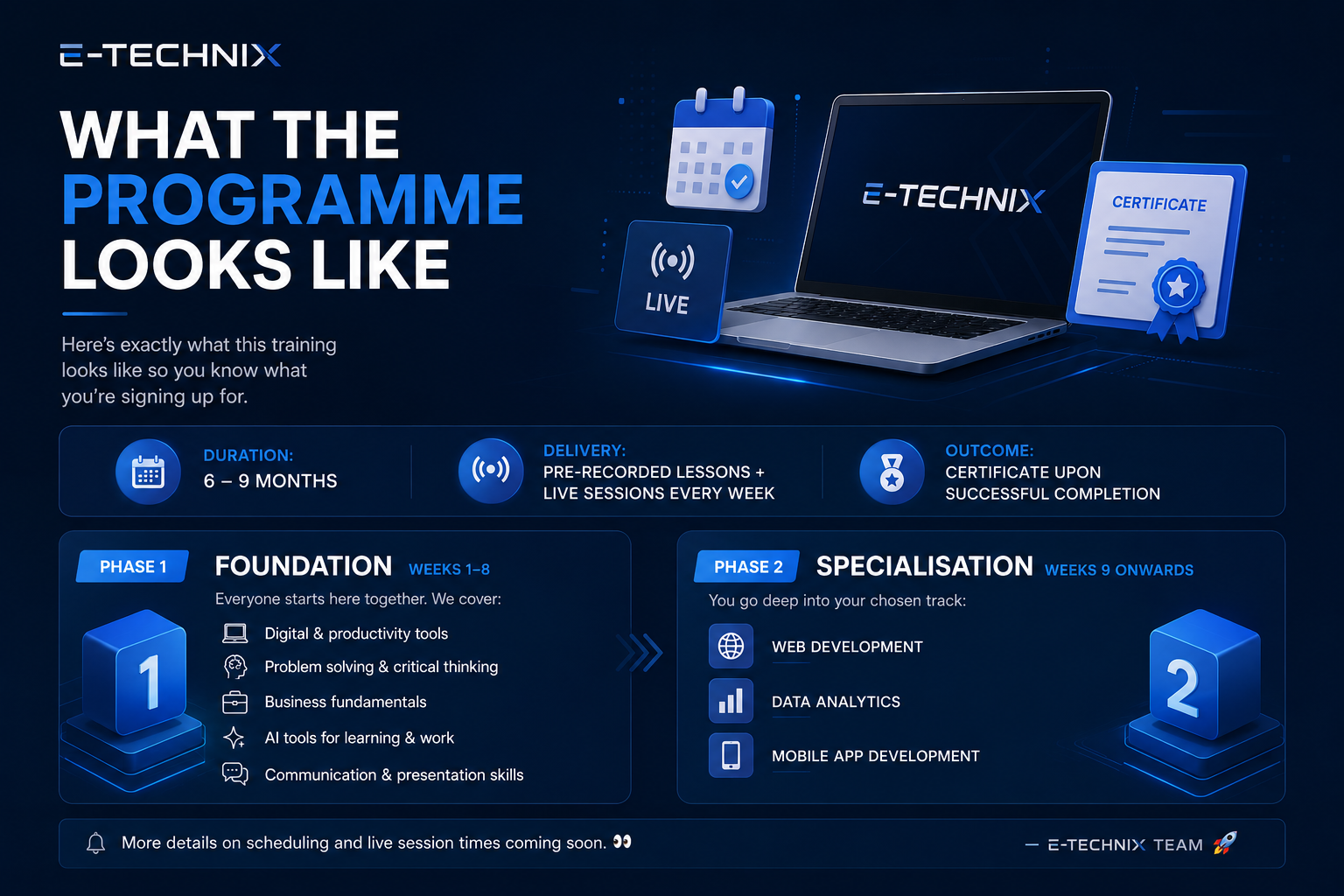 E-Technix programme banner generated with ChatGPT